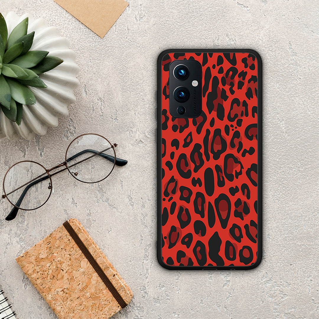 Animal Red Leopard - OnePlus 9 case