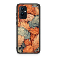 Thumbnail for OnePlus 9 Autumn Leaves Θήκη από τη Smartfits με σχέδιο στο πίσω μέρος και μαύρο περίβλημα | Smartphone case with colorful back and black bezels by Smartfits