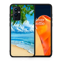 Thumbnail for Θήκη OnePlus 9 Beautiful Beach από τη Smartfits με σχέδιο στο πίσω μέρος και μαύρο περίβλημα | OnePlus 9 Beautiful Beach case with colorful back and black bezels