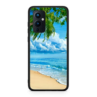 Thumbnail for OnePlus 9 Beautiful Beach θήκη από τη Smartfits με σχέδιο στο πίσω μέρος και μαύρο περίβλημα | Smartphone case with colorful back and black bezels by Smartfits