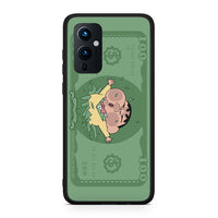 Thumbnail for OnePlus 9 Big Money Θήκη Αγίου Βαλεντίνου από τη Smartfits με σχέδιο στο πίσω μέρος και μαύρο περίβλημα | Smartphone case with colorful back and black bezels by Smartfits