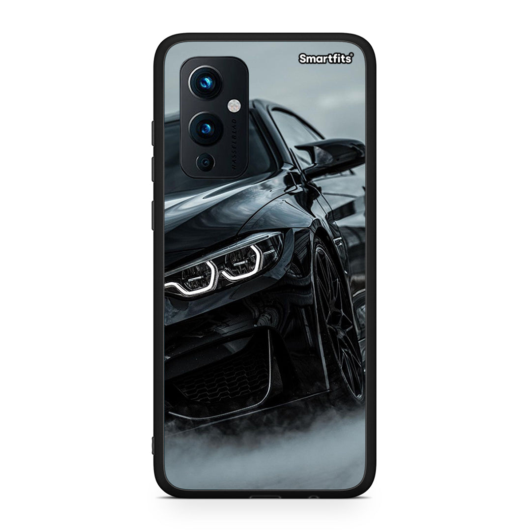 OnePlus 9 Black BMW θήκη από τη Smartfits με σχέδιο στο πίσω μέρος και μαύρο περίβλημα | Smartphone case with colorful back and black bezels by Smartfits