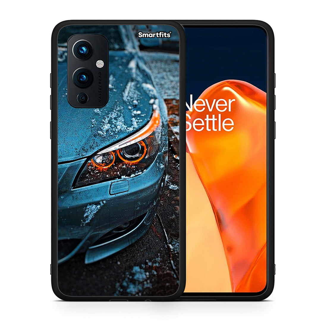 Θήκη OnePlus 9 Bmw E60 από τη Smartfits με σχέδιο στο πίσω μέρος και μαύρο περίβλημα | OnePlus 9 Bmw E60 case with colorful back and black bezels