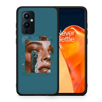 Thumbnail for Θήκη OnePlus 9 Cry An Ocean από τη Smartfits με σχέδιο στο πίσω μέρος και μαύρο περίβλημα | OnePlus 9 Cry An Ocean case with colorful back and black bezels