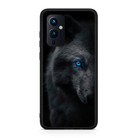 Thumbnail for OnePlus 9 Dark Wolf θήκη από τη Smartfits με σχέδιο στο πίσω μέρος και μαύρο περίβλημα | Smartphone case with colorful back and black bezels by Smartfits