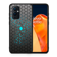 Thumbnail for Θήκη OnePlus 9 Hexagonal Geometric από τη Smartfits με σχέδιο στο πίσω μέρος και μαύρο περίβλημα | OnePlus 9 Hexagonal Geometric case with colorful back and black bezels