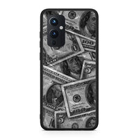 Thumbnail for OnePlus 9 Money Dollars θήκη από τη Smartfits με σχέδιο στο πίσω μέρος και μαύρο περίβλημα | Smartphone case with colorful back and black bezels by Smartfits