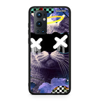 Thumbnail for OnePlus 9 Pro Cat Collage θήκη από τη Smartfits με σχέδιο στο πίσω μέρος και μαύρο περίβλημα | Smartphone case with colorful back and black bezels by Smartfits