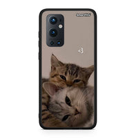 Thumbnail for OnePlus 9 Pro Cats In Love Θήκη από τη Smartfits με σχέδιο στο πίσω μέρος και μαύρο περίβλημα | Smartphone case with colorful back and black bezels by Smartfits