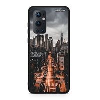 Thumbnail for OnePlus 9 Pro City Lights θήκη από τη Smartfits με σχέδιο στο πίσω μέρος και μαύρο περίβλημα | Smartphone case with colorful back and black bezels by Smartfits