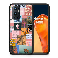Thumbnail for Θήκη Αγίου Βαλεντίνου OnePlus 9 Pro Collage Bitchin από τη Smartfits με σχέδιο στο πίσω μέρος και μαύρο περίβλημα | OnePlus 9 Pro Collage Bitchin case with colorful back and black bezels