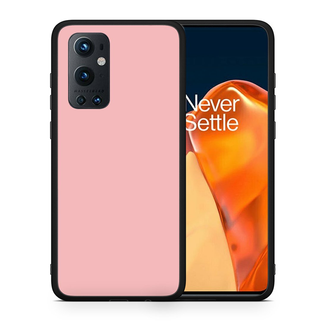 Θήκη OnePlus 9 Pro Nude Color από τη Smartfits με σχέδιο στο πίσω μέρος και μαύρο περίβλημα | OnePlus 9 Pro Nude Color case with colorful back and black bezels