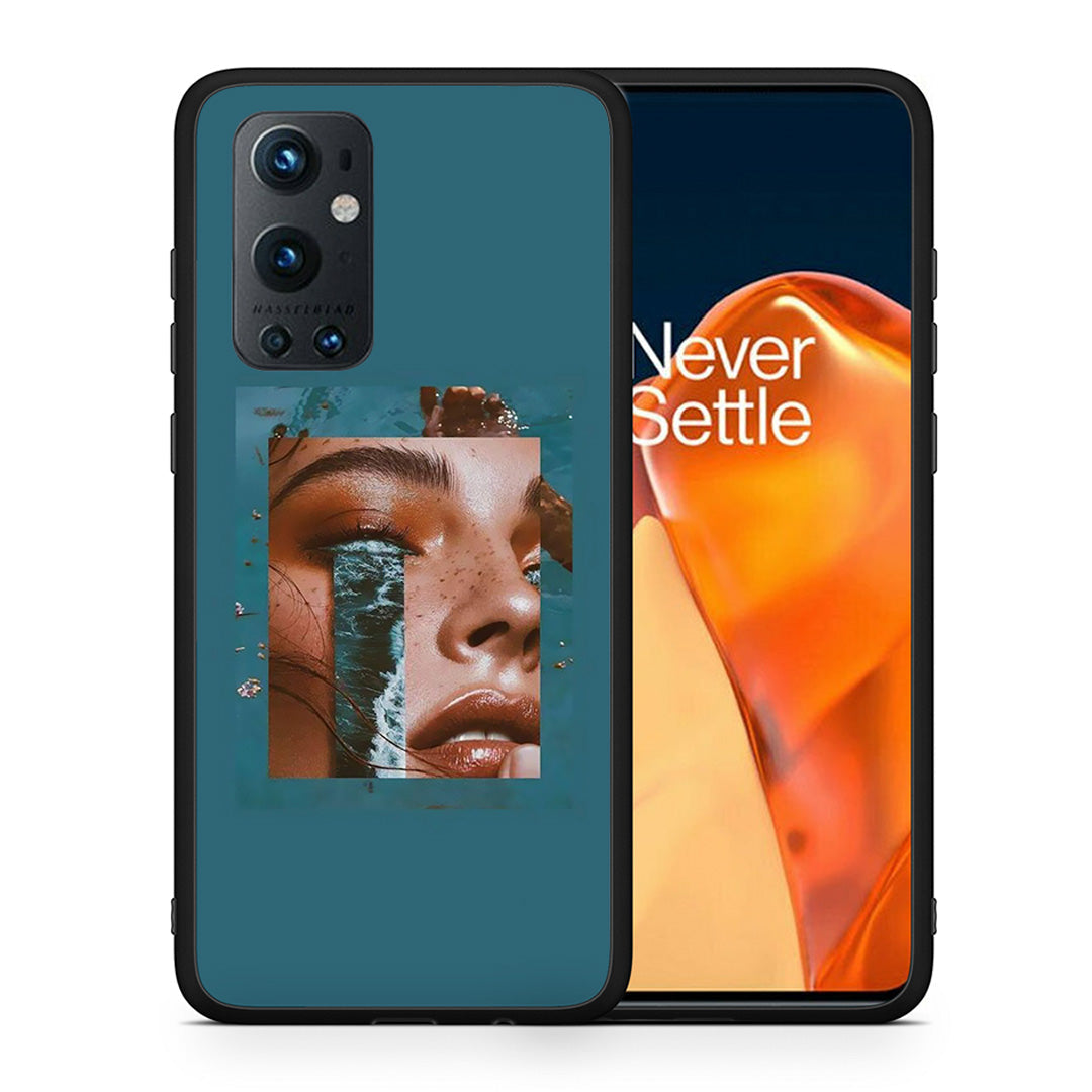 Θήκη OnePlus 9 Pro Cry An Ocean από τη Smartfits με σχέδιο στο πίσω μέρος και μαύρο περίβλημα | OnePlus 9 Pro Cry An Ocean case with colorful back and black bezels