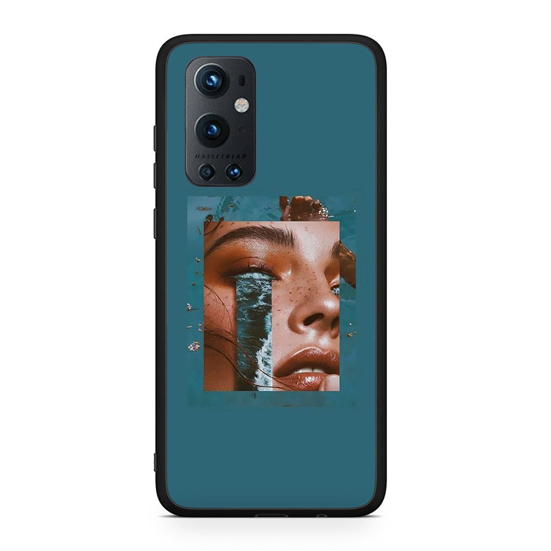 OnePlus 9 Pro Cry An Ocean θήκη από τη Smartfits με σχέδιο στο πίσω μέρος και μαύρο περίβλημα | Smartphone case with colorful back and black bezels by Smartfits