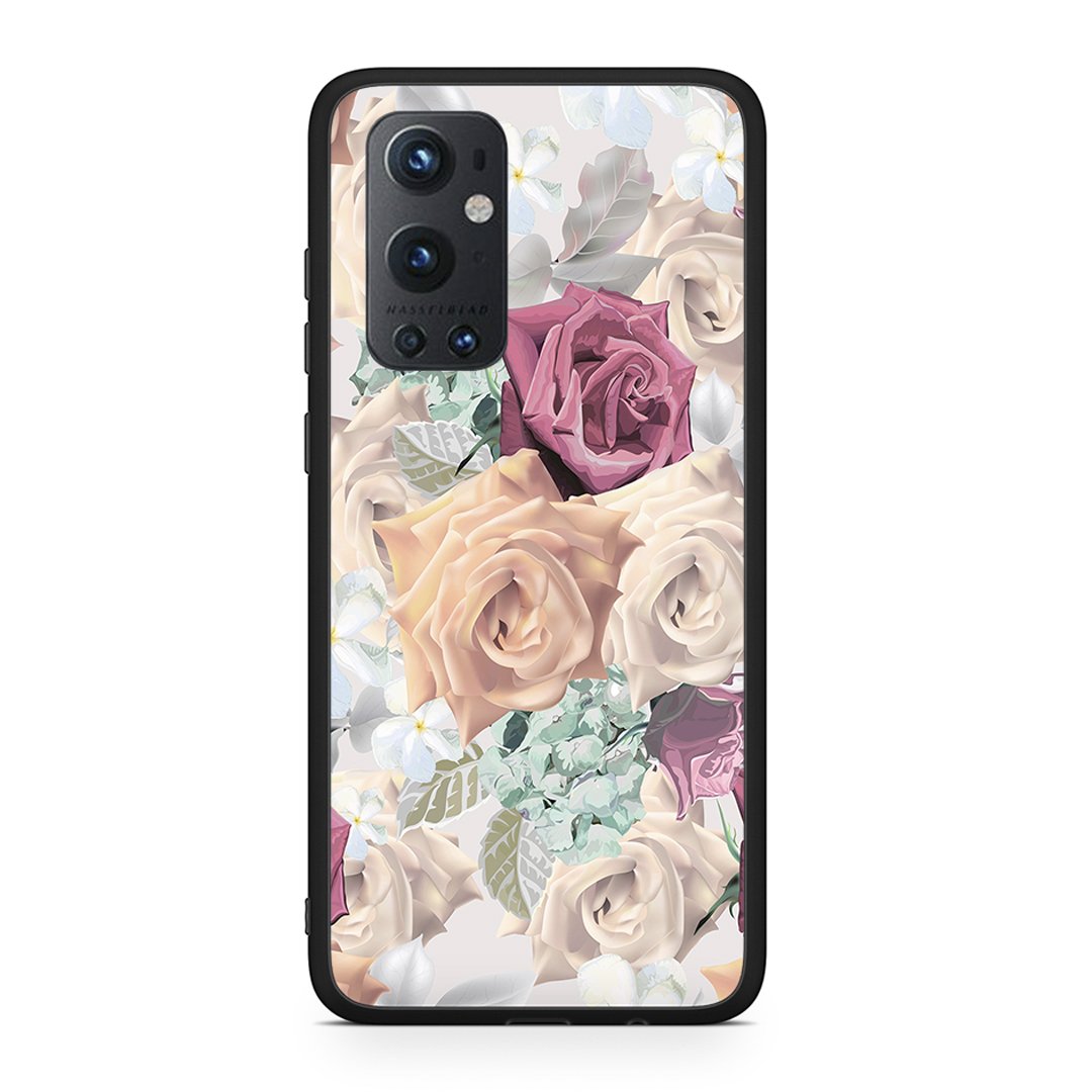 OnePlus 9 Pro Bouquet Floral θήκη από τη Smartfits με σχέδιο στο πίσω μέρος και μαύρο περίβλημα | Smartphone case with colorful back and black bezels by Smartfits