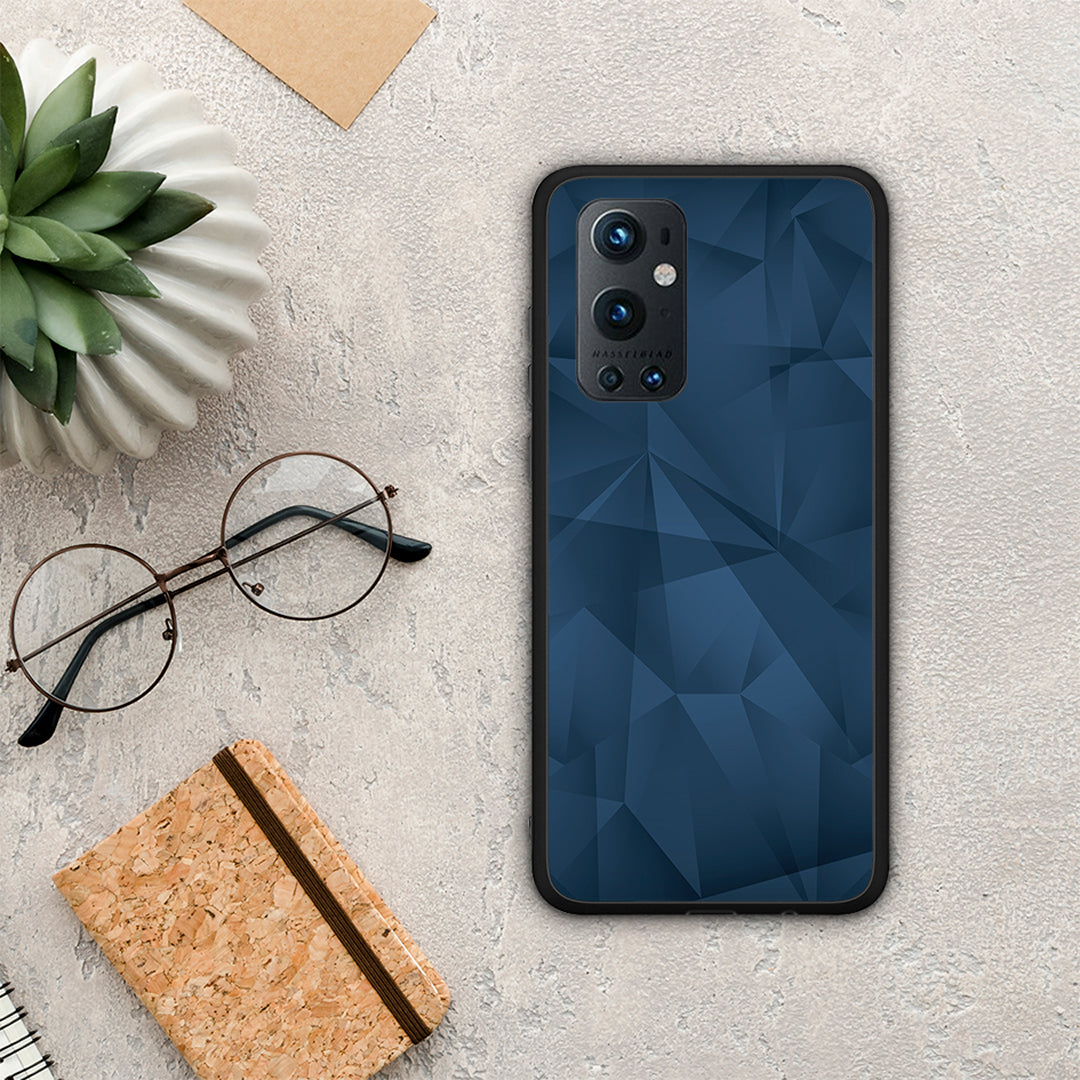 Geometric Blue Abstract - OnePlus 9 Pro case