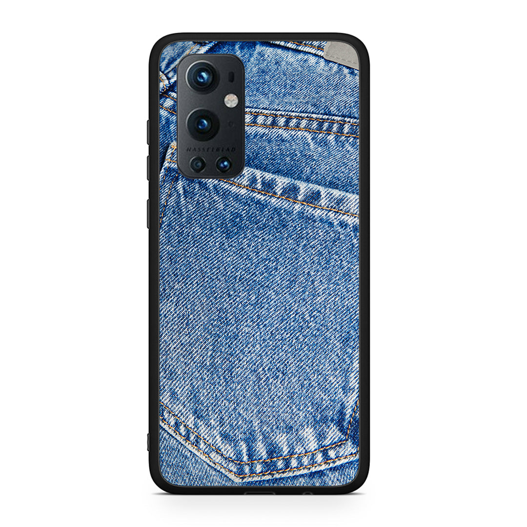 OnePlus 9 Pro Jeans Pocket θήκη από τη Smartfits με σχέδιο στο πίσω μέρος και μαύρο περίβλημα | Smartphone case with colorful back and black bezels by Smartfits