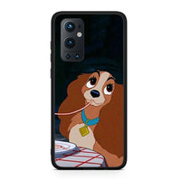 Thumbnail for OnePlus 9 Pro Lady And Tramp 2 Θήκη Αγίου Βαλεντίνου από τη Smartfits με σχέδιο στο πίσω μέρος και μαύρο περίβλημα | Smartphone case with colorful back and black bezels by Smartfits
