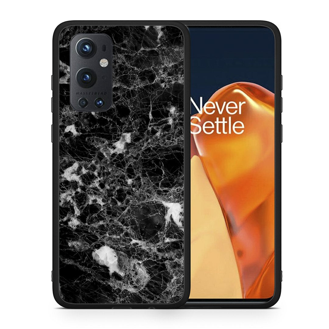 Θήκη OnePlus 9 Pro Male Marble από τη Smartfits με σχέδιο στο πίσω μέρος και μαύρο περίβλημα | OnePlus 9 Pro Male Marble case with colorful back and black bezels