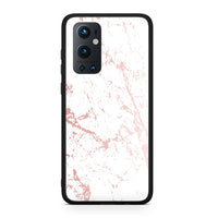 Thumbnail for OnePlus 9 Pro Pink Splash Marble θήκη από τη Smartfits με σχέδιο στο πίσω μέρος και μαύρο περίβλημα | Smartphone case with colorful back and black bezels by Smartfits