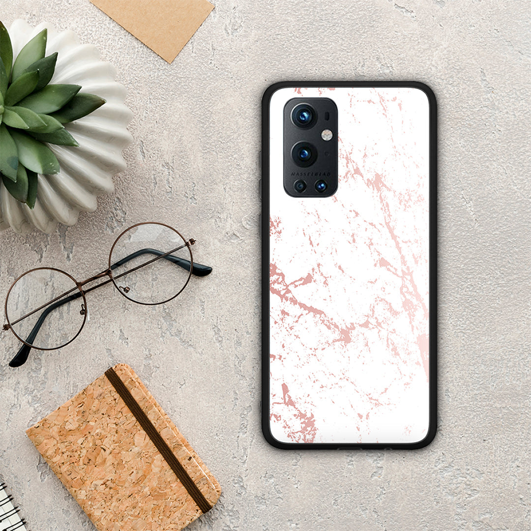 Marble Pink Splash - OnePlus 9 Pro case