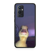 Thumbnail for OnePlus 9 Pro Meme Duck θήκη από τη Smartfits με σχέδιο στο πίσω μέρος και μαύρο περίβλημα | Smartphone case with colorful back and black bezels by Smartfits