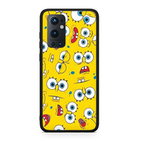 Thumbnail for OnePlus 9 Pro Sponge PopArt θήκη από τη Smartfits με σχέδιο στο πίσω μέρος και μαύρο περίβλημα | Smartphone case with colorful back and black bezels by Smartfits