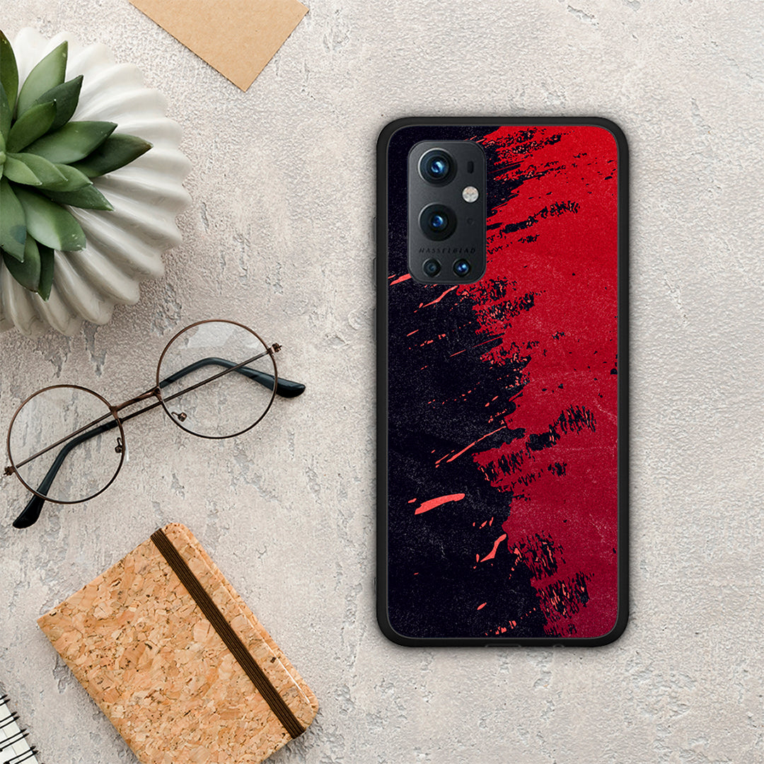 Red Paint - OnePlus 9 Pro case