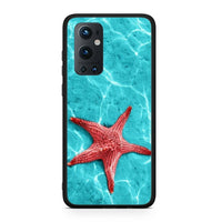 Thumbnail for OnePlus 9 Pro Red Starfish Θήκη από τη Smartfits με σχέδιο στο πίσω μέρος και μαύρο περίβλημα | Smartphone case with colorful back and black bezels by Smartfits