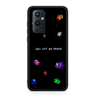 Thumbnail for OnePlus 9 Pro AFK Text θήκη από τη Smartfits με σχέδιο στο πίσω μέρος και μαύρο περίβλημα | Smartphone case with colorful back and black bezels by Smartfits