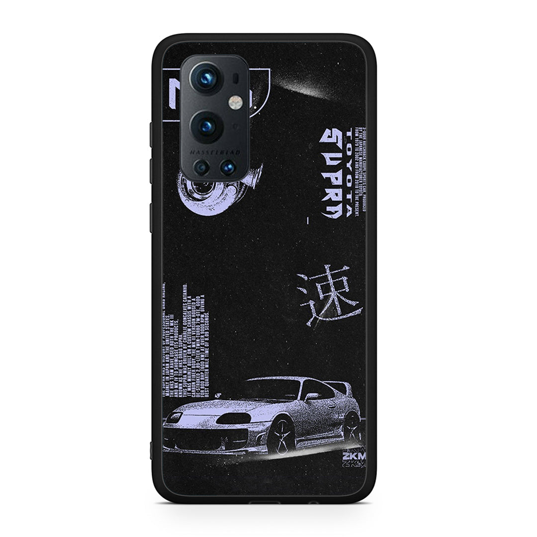 OnePlus 9 Pro Tokyo Drift Θήκη Αγίου Βαλεντίνου από τη Smartfits με σχέδιο στο πίσω μέρος και μαύρο περίβλημα | Smartphone case with colorful back and black bezels by Smartfits