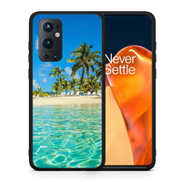 Thumbnail for Θήκη OnePlus 9 Pro Tropical Vibes από τη Smartfits με σχέδιο στο πίσω μέρος και μαύρο περίβλημα | OnePlus 9 Pro Tropical Vibes case with colorful back and black bezels