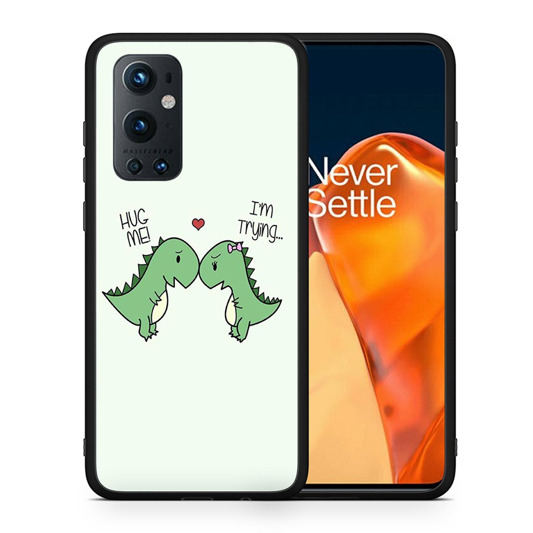 Θήκη OnePlus 9 Pro Rex Valentine από τη Smartfits με σχέδιο στο πίσω μέρος και μαύρο περίβλημα | OnePlus 9 Pro Rex Valentine case with colorful back and black bezels