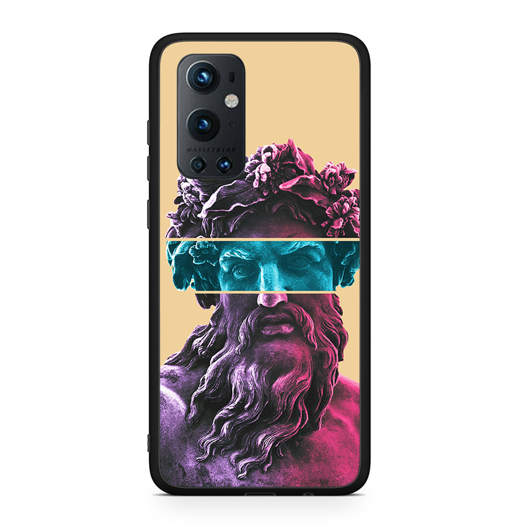 OnePlus 9 Pro Zeus Art Θήκη Αγίου Βαλεντίνου από τη Smartfits με σχέδιο στο πίσω μέρος και μαύρο περίβλημα | Smartphone case with colorful back and black bezels by Smartfits