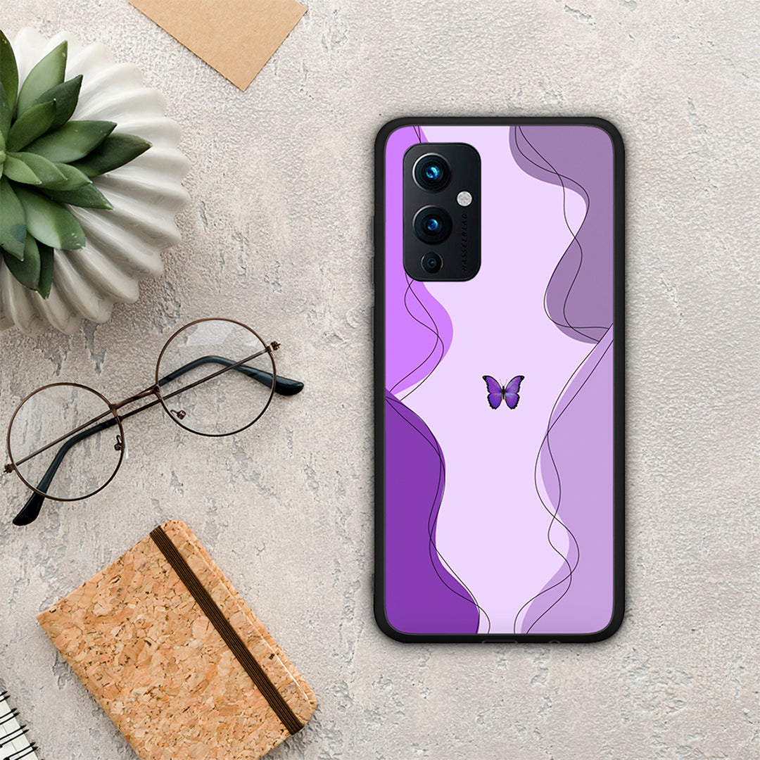 Purple Mariposa - OnePlus 9 case