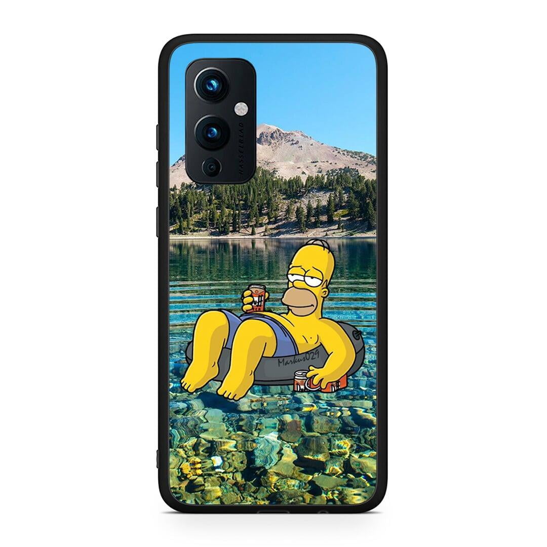 OnePlus 9 Summer Happiness Θήκη από τη Smartfits με σχέδιο στο πίσω μέρος και μαύρο περίβλημα | Smartphone case with colorful back and black bezels by Smartfits