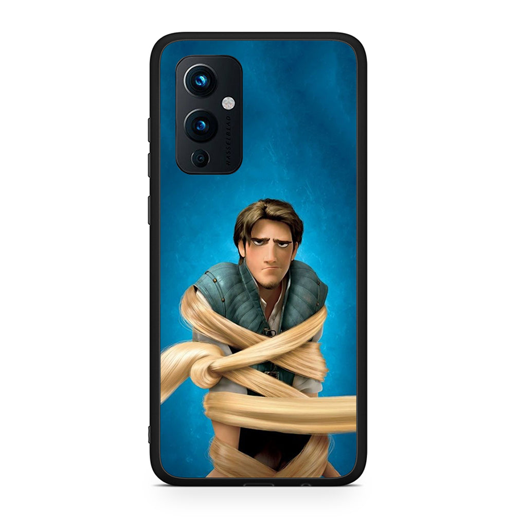 OnePlus 9 Tangled 1 Θήκη Αγίου Βαλεντίνου από τη Smartfits με σχέδιο στο πίσω μέρος και μαύρο περίβλημα | Smartphone case with colorful back and black bezels by Smartfits