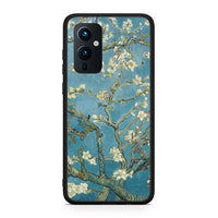 Thumbnail for OnePlus 9 White Blossoms θήκη από τη Smartfits με σχέδιο στο πίσω μέρος και μαύρο περίβλημα | Smartphone case with colorful back and black bezels by Smartfits