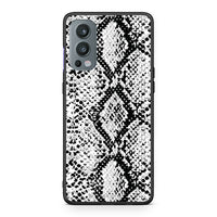 Thumbnail for 24 - OnePlus Nord 2 5G White Snake Animal case, cover, bumper