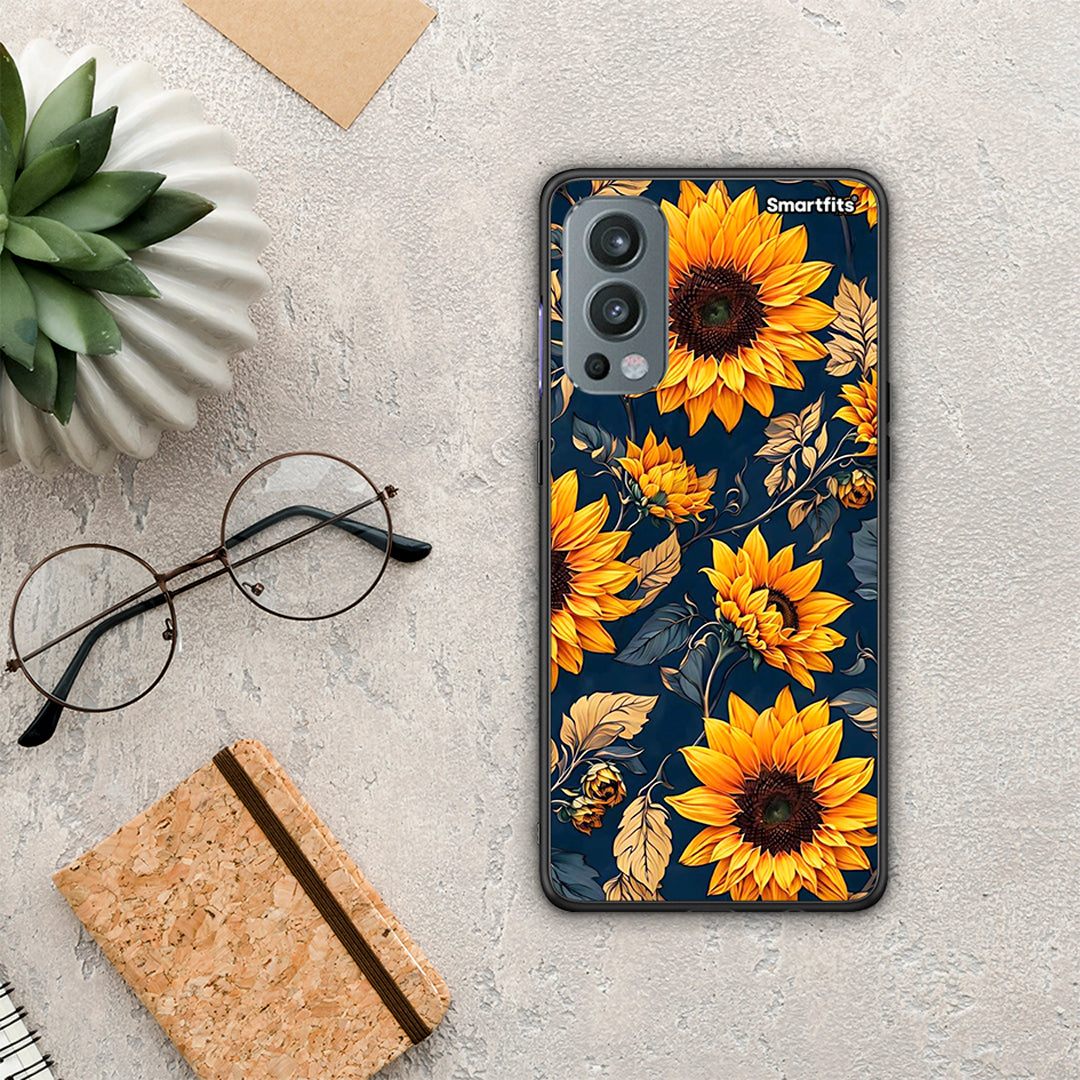 Autumn Sunflowers - OnePlus Nord 2 5G θήκη