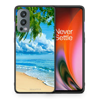 Thumbnail for Θήκη OnePlus Nord 2 5G Beautiful Beach από τη Smartfits με σχέδιο στο πίσω μέρος και μαύρο περίβλημα | OnePlus Nord 2 5G Beautiful Beach case with colorful back and black bezels