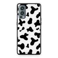 Thumbnail for OnePlus Nord 2 5G Cow Print θήκη από τη Smartfits με σχέδιο στο πίσω μέρος και μαύρο περίβλημα | Smartphone case with colorful back and black bezels by Smartfits