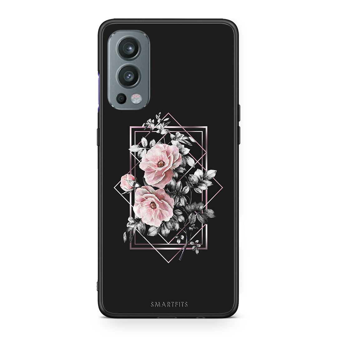 4 - OnePlus Nord 2 5G Frame Flower case, cover, bumper