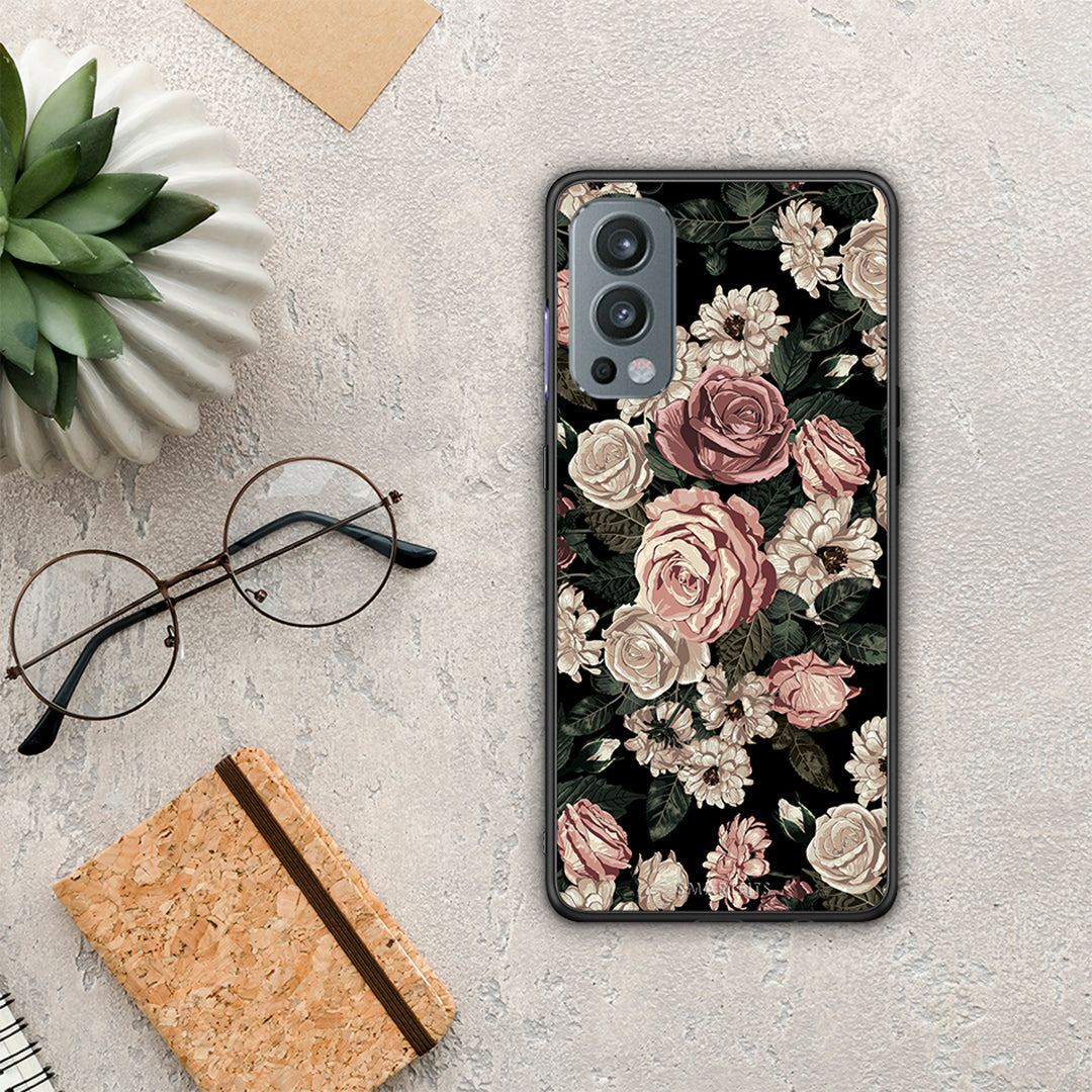 Flower Wild Roses - OnePlus Nord 2 5G θήκη
