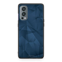 Thumbnail for 39 - OnePlus Nord 2 5G Blue Abstract Geometric case, cover, bumper