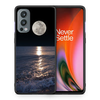 Thumbnail for Θήκη OnePlus Nord 2 5G Moon Landscape από τη Smartfits με σχέδιο στο πίσω μέρος και μαύρο περίβλημα | OnePlus Nord 2 5G Moon Landscape case with colorful back and black bezels
