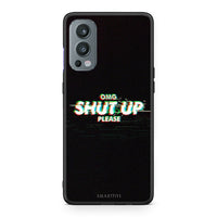 Thumbnail for OnePlus Nord 2 5G OMG ShutUp θήκη από τη Smartfits με σχέδιο στο πίσω μέρος και μαύρο περίβλημα | Smartphone case with colorful back and black bezels by Smartfits