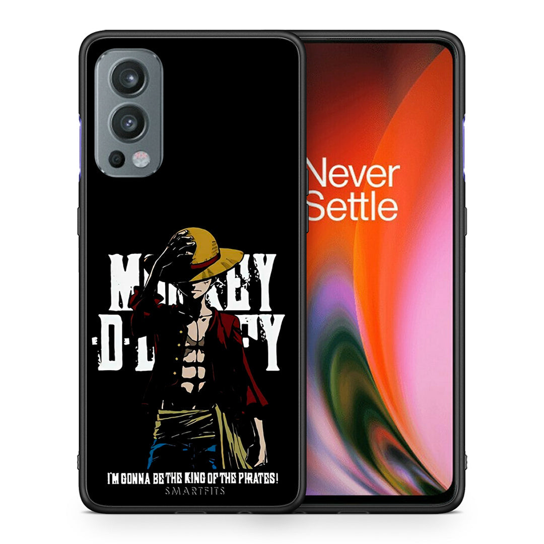 Θήκη OnePlus Nord 2 5G Pirate King από τη Smartfits με σχέδιο στο πίσω μέρος και μαύρο περίβλημα | OnePlus Nord 2 5G Pirate King case with colorful back and black bezels