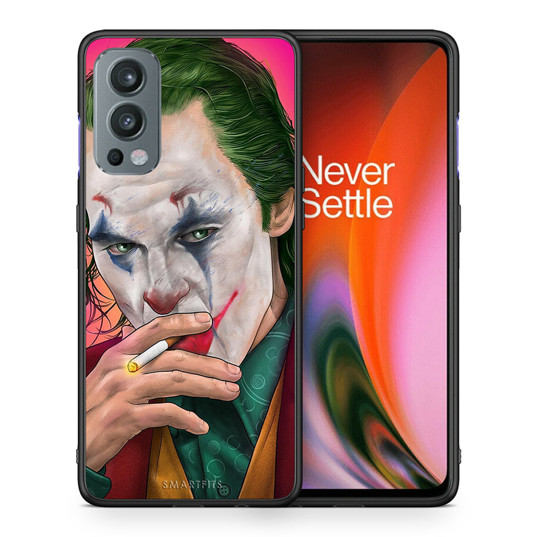 Θήκη OnePlus Nord 2 5G JokesOnU PopArt από τη Smartfits με σχέδιο στο πίσω μέρος και μαύρο περίβλημα | OnePlus Nord 2 5G JokesOnU PopArt case with colorful back and black bezels