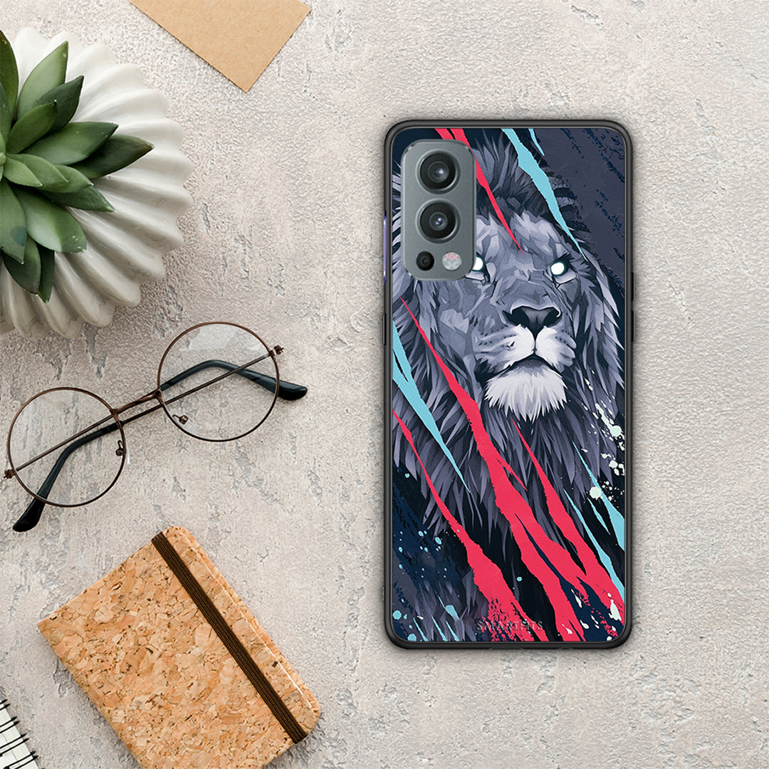 Popart Lion Designer - OnePlus Nord 2 5G case